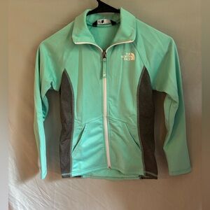 The North Face Mint and Charcoal Jacket